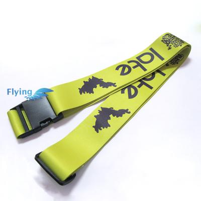 China Fashion& Popular Adjustable Luggage Belt Polyester Suitcase Cross Strap Luggage Packing Strap for sale