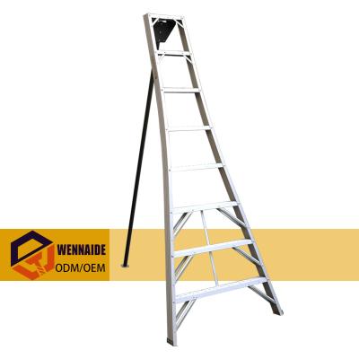 China Folding Ladders for Pruning Tree Balancing Fruit Picking Gardener Aluminum Tripod Platform Orchard Platform Ladder for sale