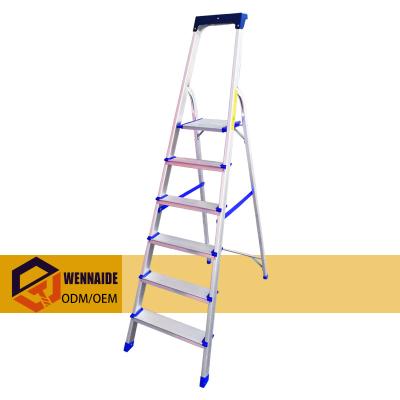 China Folding Ladders New Design Household Folding Ironing Board With Step Ladder Prices Aluminum Alloy Household European Style Ladder for sale