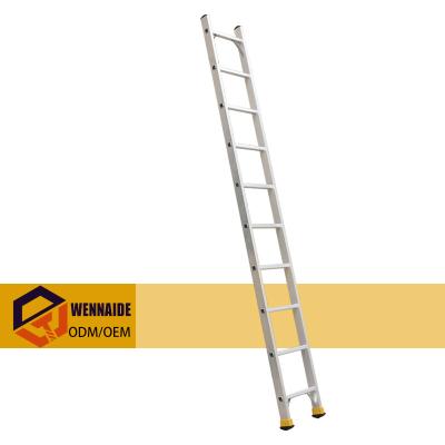 China Cheap 3M 10 Steps Industrial Hot Selling Aluminum Straight Ladder for sale