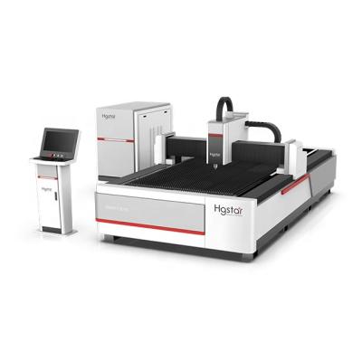 China Laser CUTTING HGSTAR 8kw Fiber Laser Cutting Machine SMART-3015 Fiber Laser Cutting Machine Sheet Metal for sale