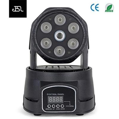 China New Product Light Effect LED Mini Moving Head Light +Laser DMX 512 for DJ Party and Disco JESL M6 for sale