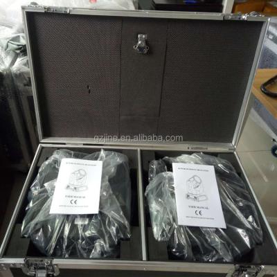 China Warehouse Wholesale 2pcs/lot 230W Sharpy 7r Beam Moving Head Light With Flight Case With 48 Touch Screen Prism for sale