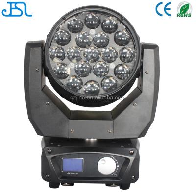 China Moving head office 19*12w rgbw mac aura zoom driver-beam washing moving head for sale