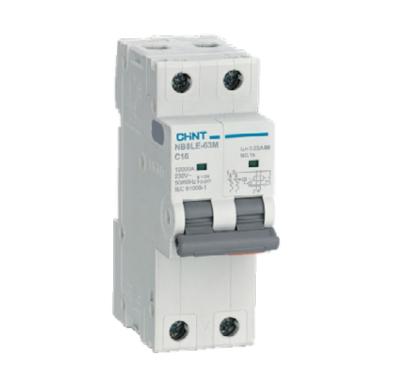 China CHINT TOP Quality Low Price 2pole RCBO Leakage Circuit breaker Disjoncteur RCBO Miniature Circuit Breaker 1P+N C10 C16 30mA 6KA for sale