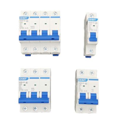 China Chint NXB miniature circuit breakers mcb 6KA 6kA for sale