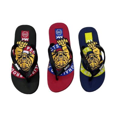 China High Quality Lightweight Men's Summer Anti Slipper Print Outdoor Beach Slipper Slide Sandals For Men PVC Flip Flops Slippers for sale