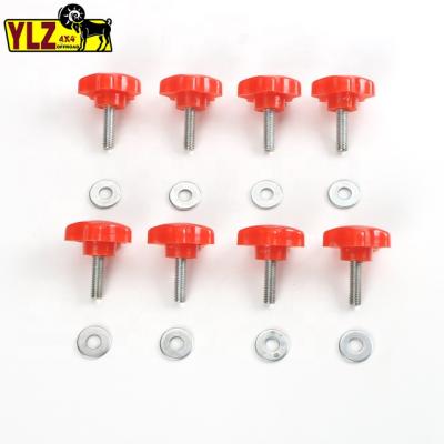 China Durable 2-4 Door Easily Mount Red Roof Screw Accessories For Jeep WranglerJL for sale