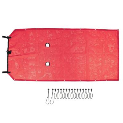 China Brief & Single Color Roof Net Offroad Exterior Red Sun Shading Net Insulation For Jeep WranglerJK for sale