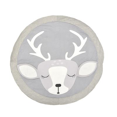 China Cotton Baby Elk Kids Play Mat Machine Washable Storage Organizer Kids Play Mats for sale