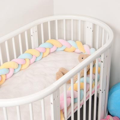 China Anti-Pull Provide Witness 3 Strands Safety Braided Baby Guardrail Protective Fence Hutch Crib Bumper for sale