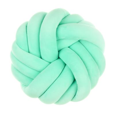 China Hot Sales Anti-Pull Knot Plush Pillow Creative Designs Cushions Soft Home Decor Pillow for sale