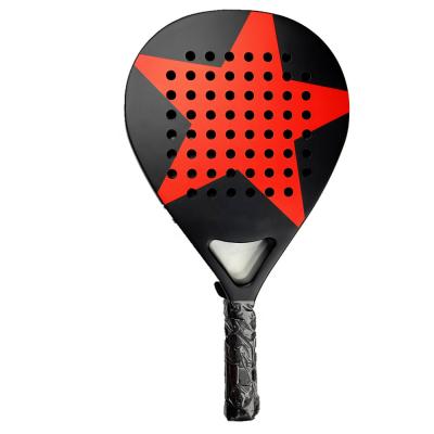 China Lightweight / Durable Professional OEM Custom Design Carbon Fiber Padel Tennis Rackets for sale