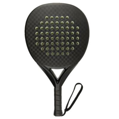 China Good Balance/Medium Hardness/High Performance Professional OEM Custom Design 3K Carbon Fiber Padel Tennis Racquets Racquets for sale