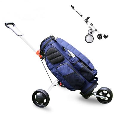 China Lightweight/Foldable/Easy To Use 4 Wheel Push Caddy Professional Custom Foldable Golf Cart for sale