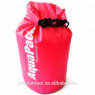 China Custom IPX7waterproof LOGO 500D Dry Bag 15L Ocean Pack PVC Tarpaulin Waterproof For Outdoor Sports Traveling for sale