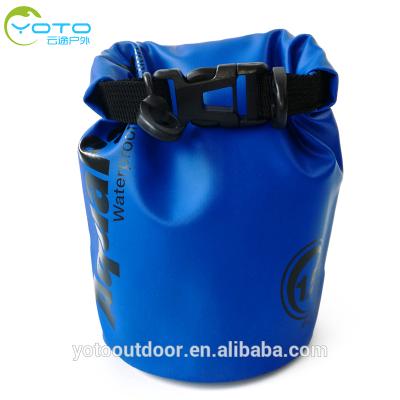 China IPX7waterproof / Custom LOGO 500D PVC Tarpaulin Multipurpose Floating Waterproof Dry Bag 1.5L Rip-stop Fabric For Camping Hiking for sale