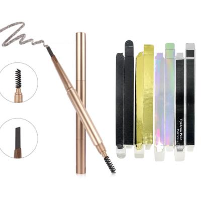 China Best Selling Private Label Eyebrow Pencil Waterproof No Logo Eyebrow Pen And Brush Eyebrow Pencil Waterproof for sale