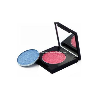 China Waterproof 2020 wholesale empty black eyeshadow makeup compact single palette packaging for sale