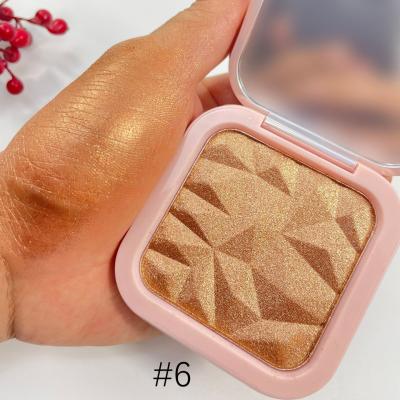 China High Quality Simple Cutout Sunscreen Glow Highlight and Highlight Bar Palette for sale