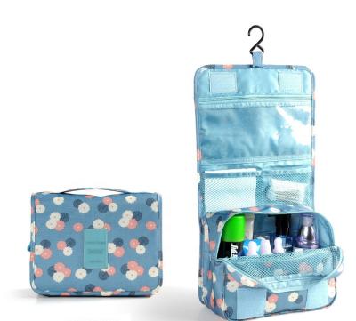 China Fashion Multi Compartment Makeup Bag Travel Cosmetic Case Waterproof Brush Holder With Adjustable Divider for sale