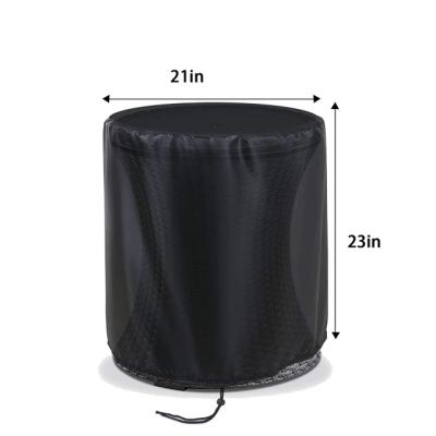 China Modern black export quality one inch 210d x 23h polyester oxford fabric patio bar cooler table cover for sale