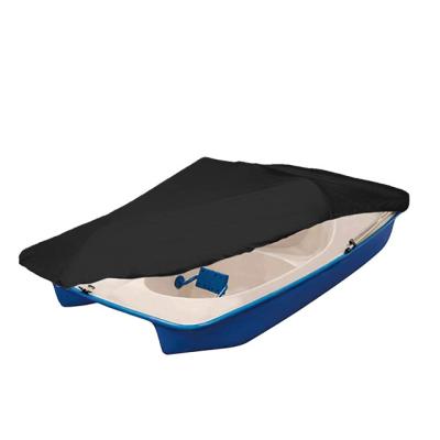 China Best price of 210d polyester oxford fabric 108l x 41w x 50h inch 210d polyester oxford fabric black pedal boat cover for sale