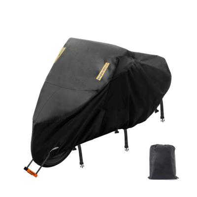 China Sports Factory New Product Black Polyester 420d Oxford Cloth 116l X 47.2w X Inch 55h Motorcycle Cover for sale