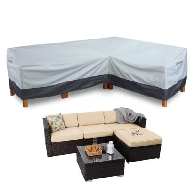 China CLASSIC factory supply gray 600d polyester oxford fabric 85/105 l *34 w*31 h inch patio sofa cover for sale