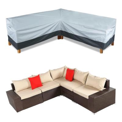 China Factory direct sale CLASSIC outdoor gray U-shaped sofa cover waterproof and dustproof for sale