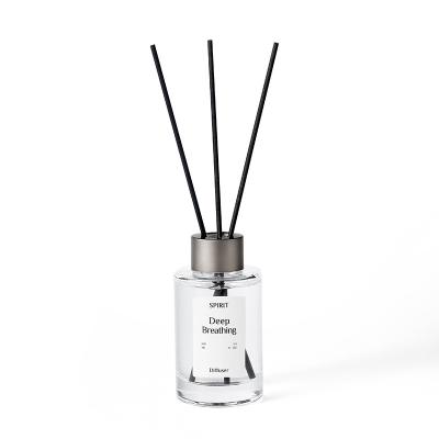 China 100% 50ml 100ml 150ml 200ml Luxury Round Clear Eco-friendly Reed Diffuser Glass Perfume Bottles Aroma Diffusion for sale