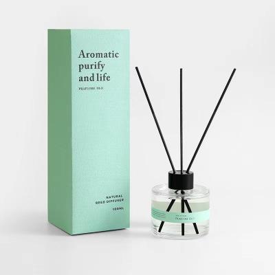 China Natural Flower Reed Diffuser C2005 Essential Oil Stick Rattan Diffuser Luxury Fragrance Reed Diffuser Custom Home Use New for sale