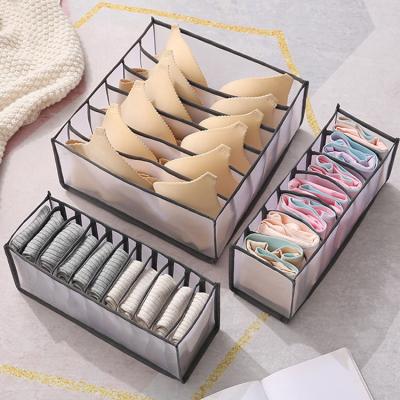 China Traditional wholesale hot custom-made bra clothes storage box sale foldable storage box underwear storage box for sale