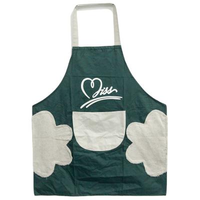 China New Simple Cartoon Home Kitchen Cooking Belts Custom Kitchen PVC Waterproof Apron for sale