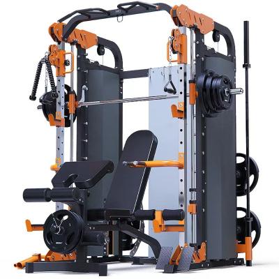 China Smith Cage Workout Machine Total Body Home Gym Training System With Linear Bearing for sale