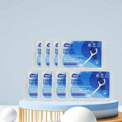 China UHMWPE Promotion Wholesale 400pcs Good Quality Ultra Thin Smooth Dental Flosser OEM Select Zahnseide Dental Promotional Gifts for sale