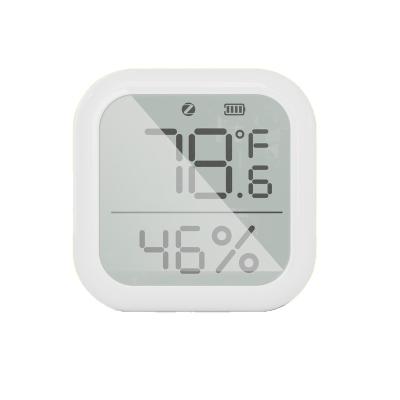 China Detect the temperature& Humidity and Transfer Data to Host Digital LCD Display Tuya Temperature Sensor Wireless Zigbee Temperature Humidity and Lux ​​Sensor for sale