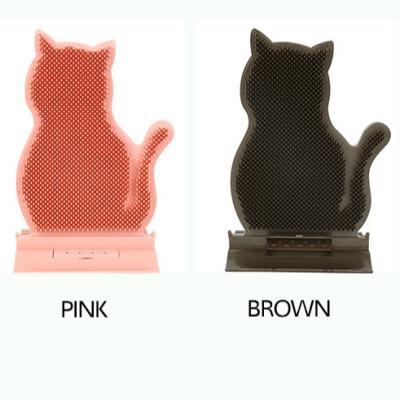 China One Size Sustainable High Quality Convenient PVC Personalized Corner Cat Hair Rubbing Device for sale