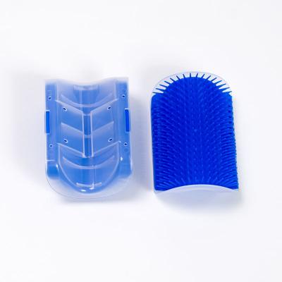 China Blue Plastic Hair Durable Factory Direct Size Cat Hair Rubbing Device Viable for sale