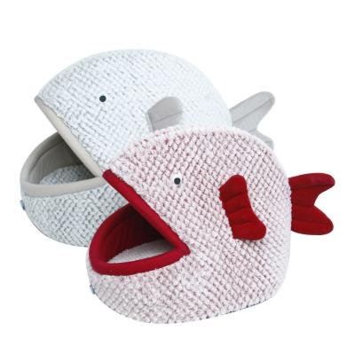 China Wholesale High Quality Durable Breathable Pet Bed Customize Fish Shaped Pet Nest for sale