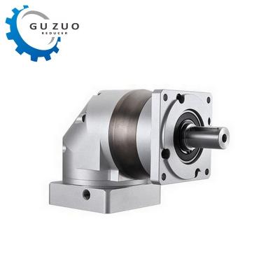 China Guzuo HFR120 Building Material Shops Right Angle Planetary Gearbox WPF120 90 Degree Speed ​​Reducer With Double 40:1 20:1 15:1 Stage Ratio for sale