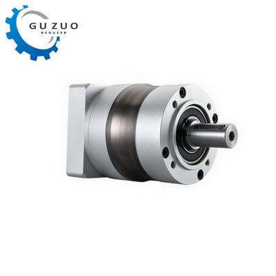 China Low Noise Building Material Stores Guzuo Round HL090 Flange Output Reducing Planetary Gearbox With Double Step Ratio 1:7 1:5 1:4 Ple060 Ple090 Ple120 for sale