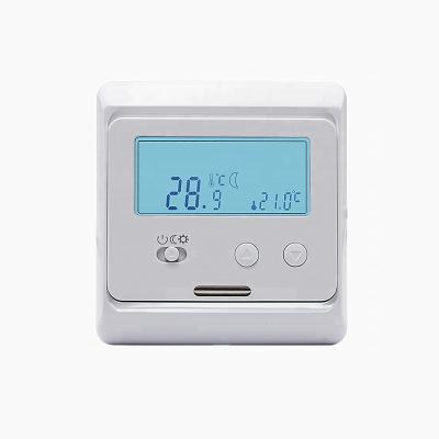 China Modern Weekly Programmable Touch Screen Floor Heating Room Thermostat for sale