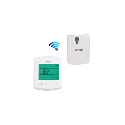 China Modern Boiler Heating RF 433Mhz Programmable Wireless Room Thermostat for sale