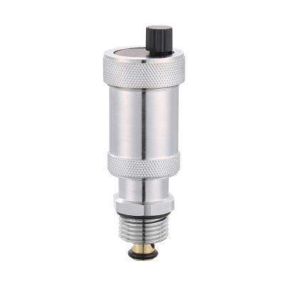 China Contemporary 1/2 Inch Nickel Plated Brass Auto Air Vent Valve For Underfloor Heating System for sale