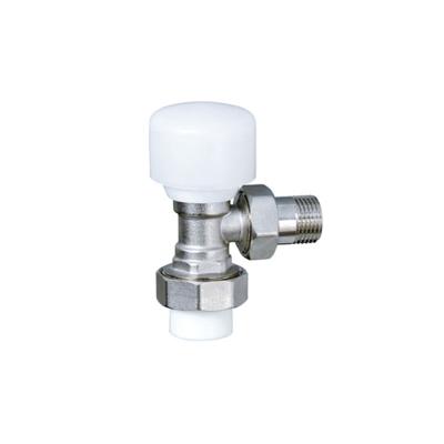 China Modern Thermostatic Valve Angle Radiator DN15 DN20 DN25 PPR Temperature Control Automatic Radiator Valve for sale