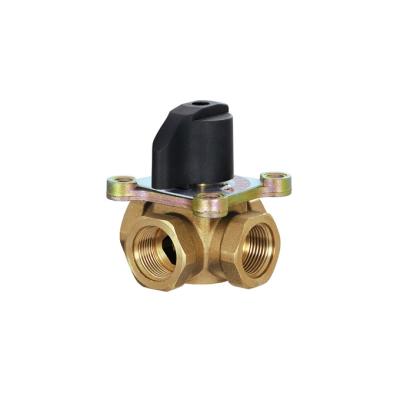 China Modern 3 Way Thermostatic Mixing Valve Motorized Thermostatic Control Valve For Floor Heating System for sale