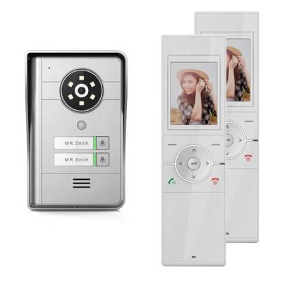 China Multi Digital Apartments Wireless Video Door Phone 2 4 Video Intercoms Video Door Entry Systems for sale