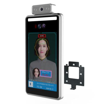 China 8 Inch Human Body Temperature Detection Face Recognition Access Control Camera Heat Support 160 for sale