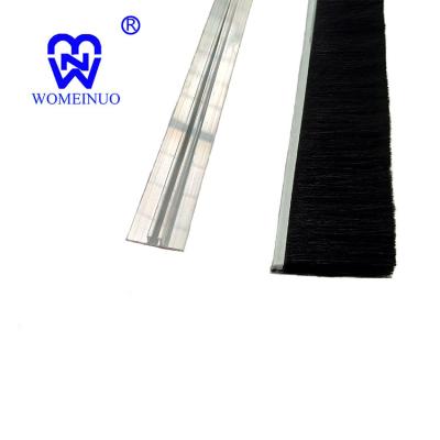 China Modern Aluminum Door Seal Strip Bottom Brush For Waterproof Windproof for sale